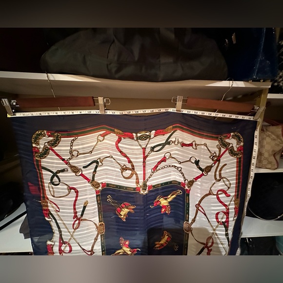 Hermes Equestrian Sheer Silk Vintage Scarf - Picture 6 of 8